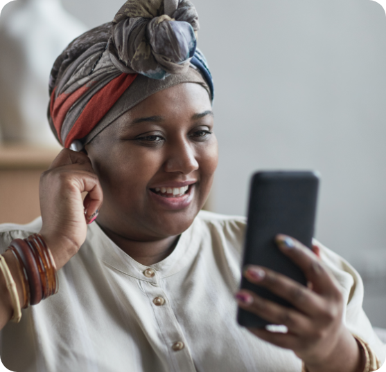 Lady Using Mobile Devices Connected To Router