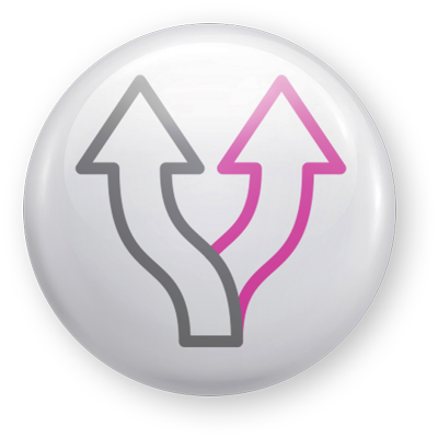 Multi Channel vs Omni Channel Icon